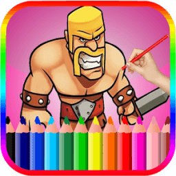 How to Draw Clach of Clans Characters أيقونة