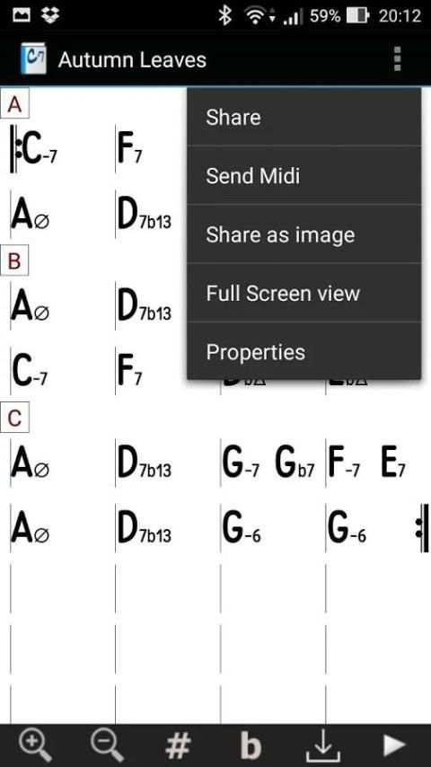 ChordBook Lite screenshot 2