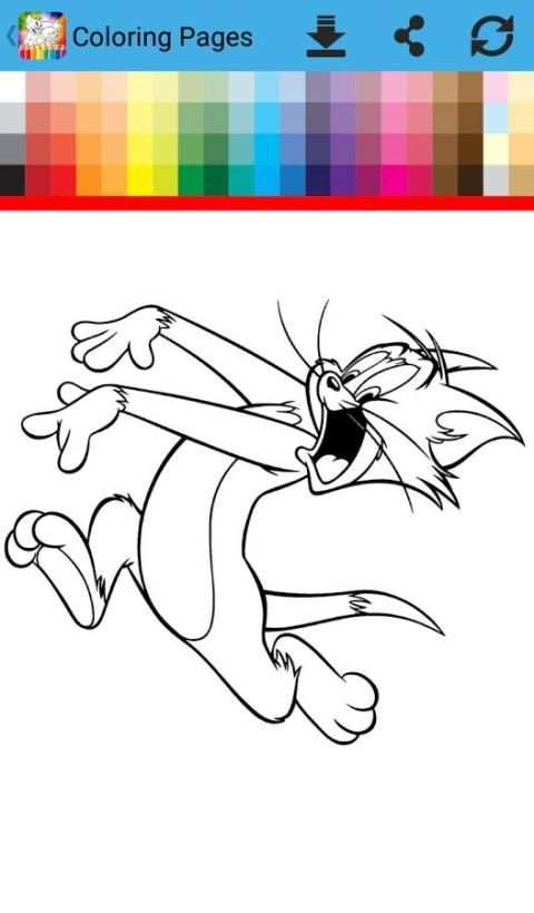 Coloring Book Tom and Mouse screenshot 5