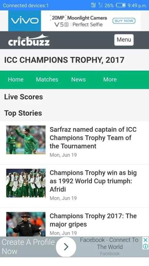 Cricbuzz Lite screenshot 2