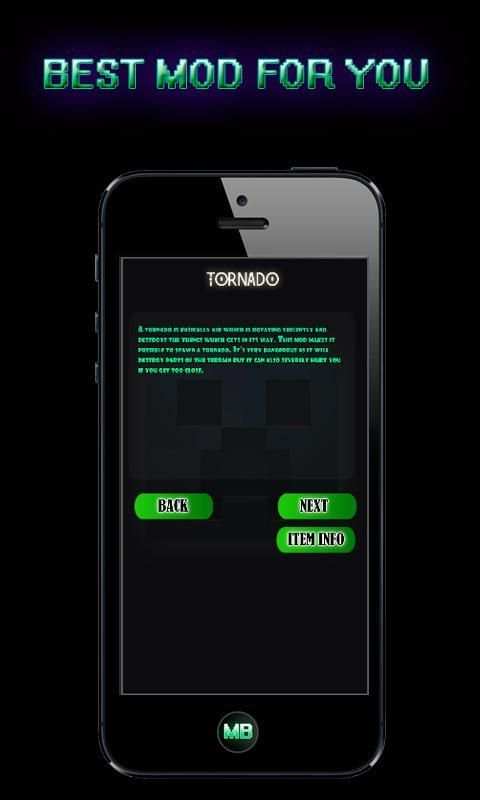 Mod Tornado for MCPE screenshot 1