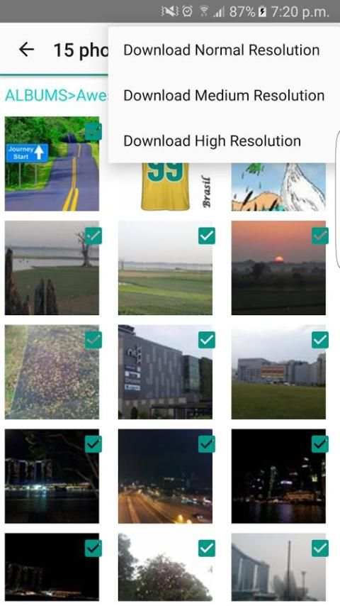 Facebook Photo Downloader скриншот 7