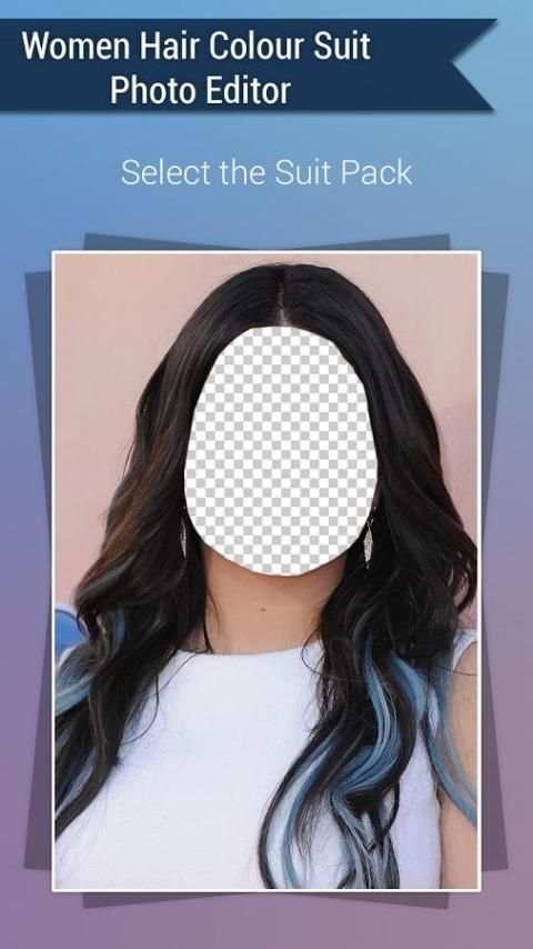 Women Hair Color Suit Photo Editor 2 تصوير الشاشة
