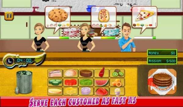 Burger Shop Food Court Game screenshot 1