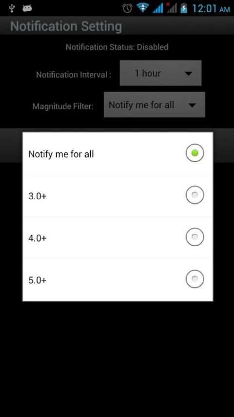 2.5+ Earthquake Detector screenshot 4
