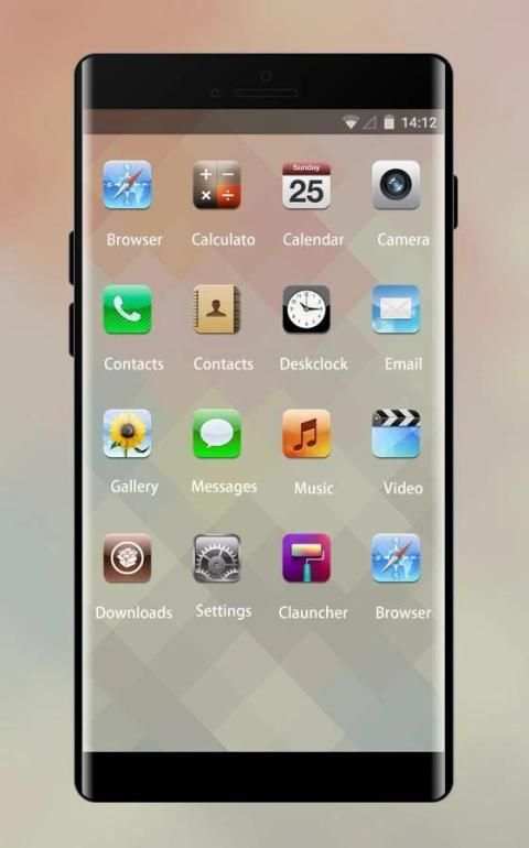 Cool OS launcher Theme for iPhone 4S screenshot 3