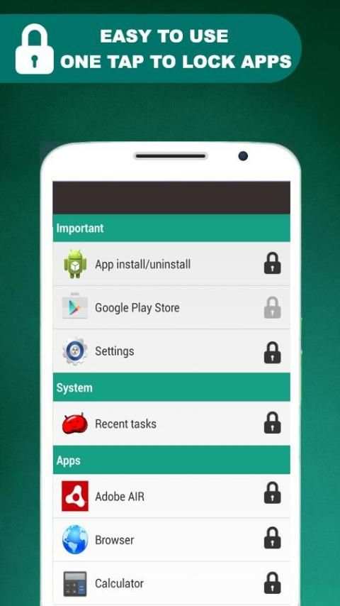 Kyepad App Lock Screen 2018 скриншот 2