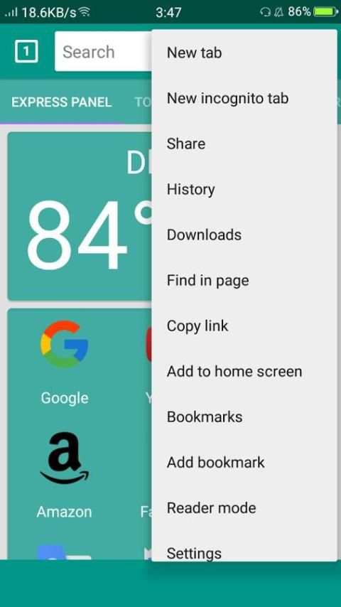 Turbo Fast Browser screenshot 2