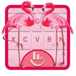 Pink Flamingo Keyboard Theme