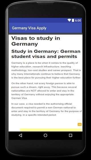 Germany Visa Apply screenshot 2