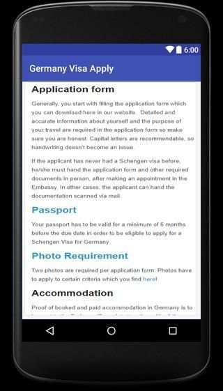 Germany Visa Apply screenshot 3