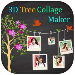 3D Tree Photo Collage Maker