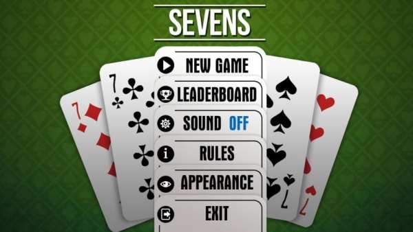 Sevens the card game free 2 تصوير الشاشة