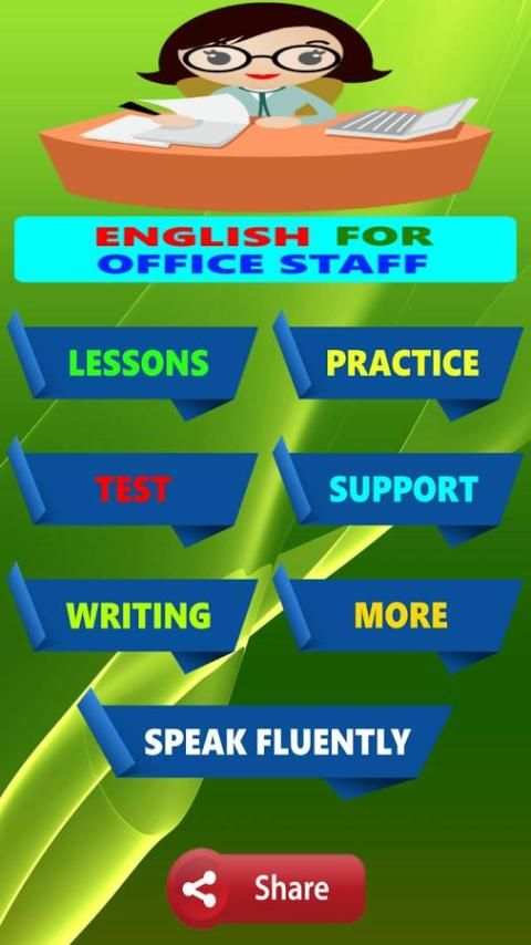 English For Office Staff 1 تصوير الشاشة