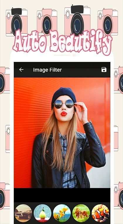 Selfie B614 - Photo Editor & Selfie Camera App screenshot 3