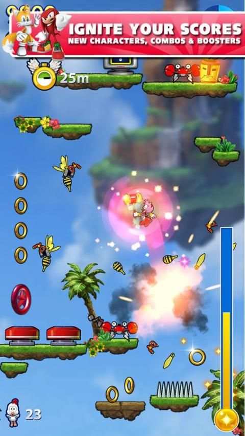 Sonic Jump Fever 7 تصوير الشاشة