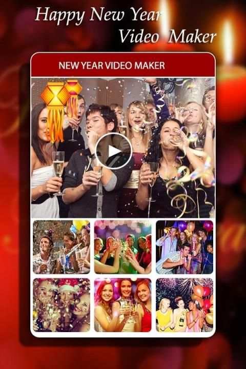 Happy New Year Video Maker 2018 - Slideshow Maker скриншот 2