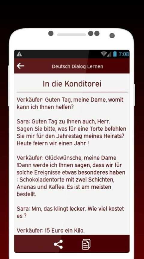 Deutsch Dialog Lernen screenshot 2