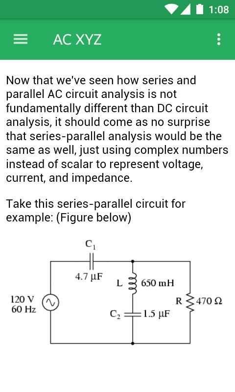 AC Electrical Engineering XYZ screenshot 2