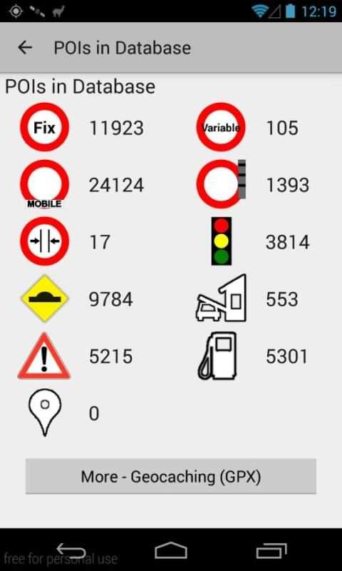 piPOIAlert - Speed Camera 6 تصوير الشاشة