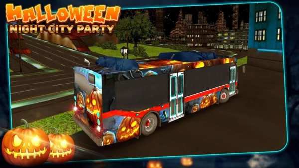 *Halloween Night City - Party Bus Driver 2017 screenshot 9