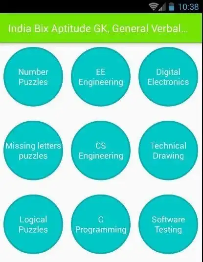 India Bix Aptitude GK, General Verbal Reasoning GS screenshot 2