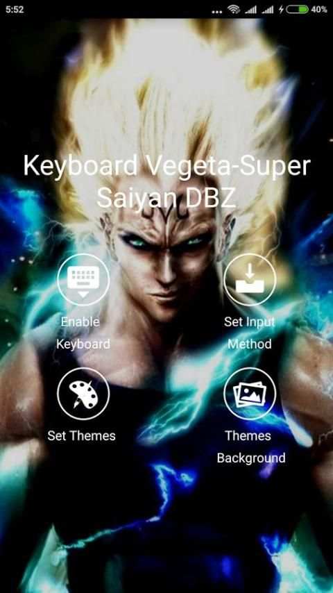 Keyboard Vegeta-Super Saiyan DBZ screenshot 4