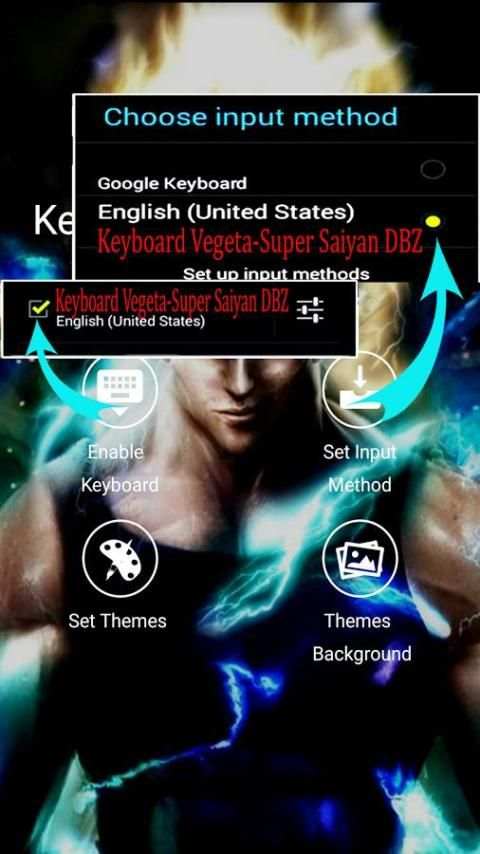 Keyboard Vegeta-Super Saiyan DBZ screenshot 5