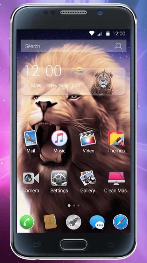 Space Lion King Launcher screenshot 1