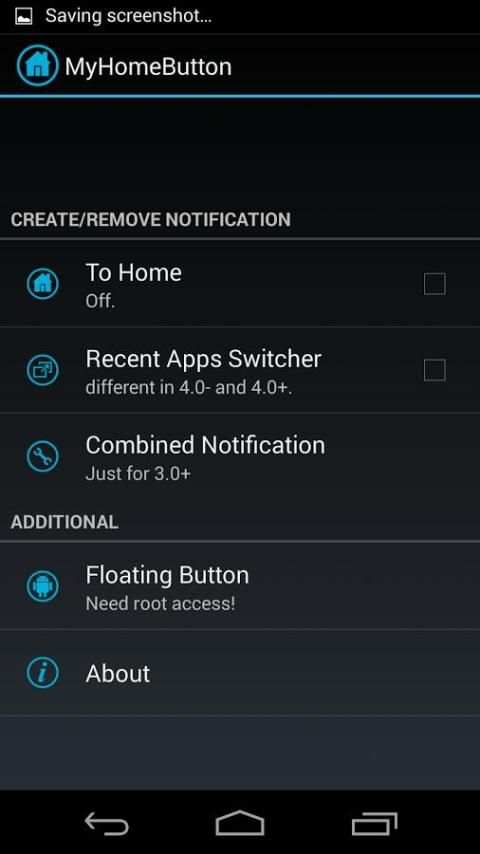 My Home Button screenshot 2
