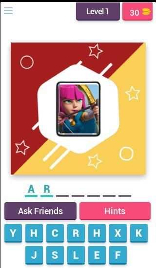 Clash Royale Quiz. स्क्रीनशॉट 1