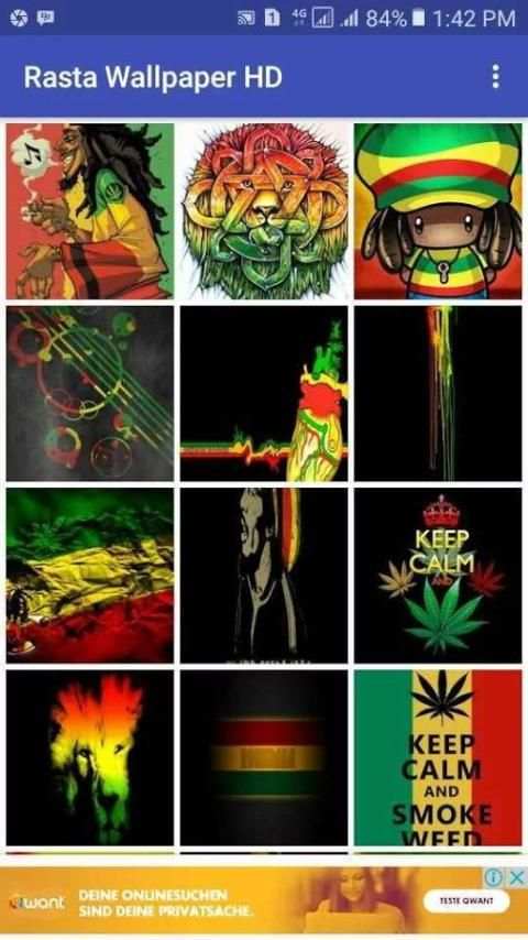 Rasta Wallpapers 7 تصوير الشاشة