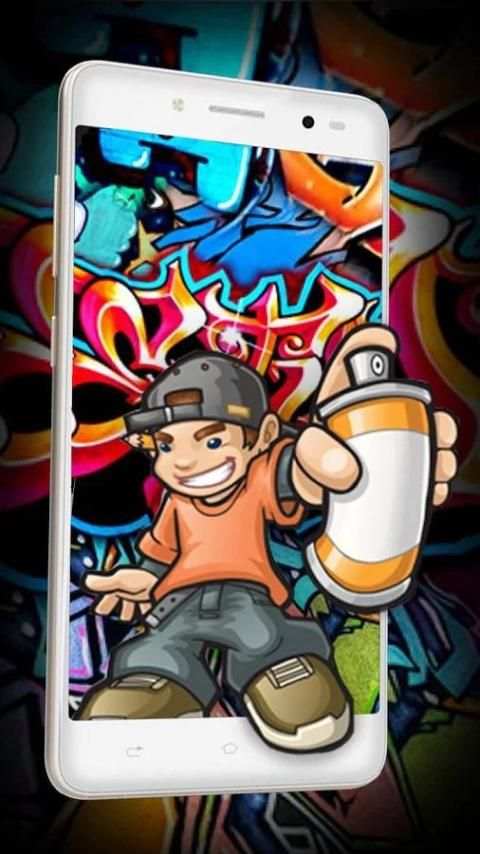 Graffiti Street Live wallpaper 3 تصوير الشاشة