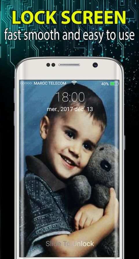Justin Beibe JB Snap wallpaper lock screen Themes screenshot 4