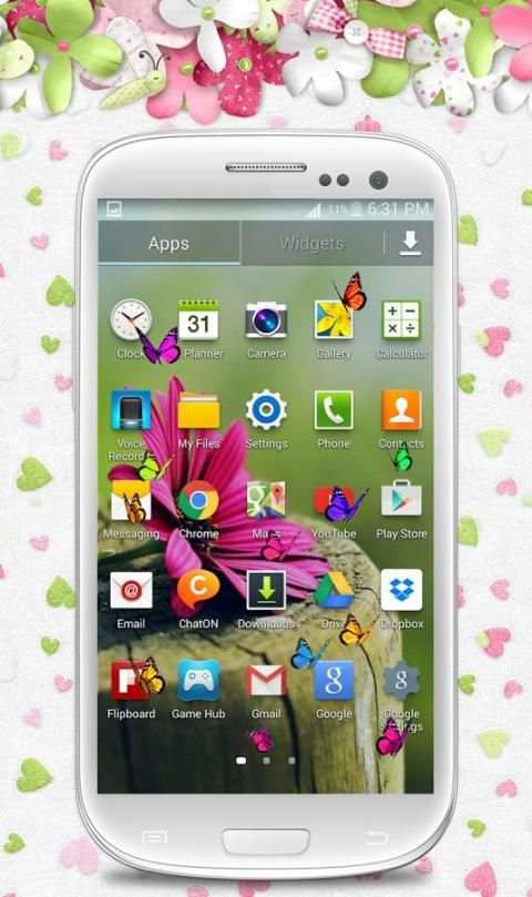 Butterflies Flying On Screen скриншот 3