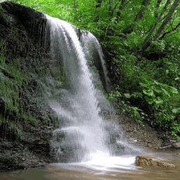 Forest Waterfall Live Wallpaper иконка