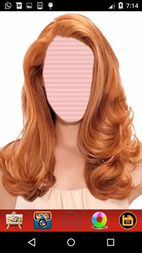 Girls Hair Style Face Changer स्क्रीनशॉट 1