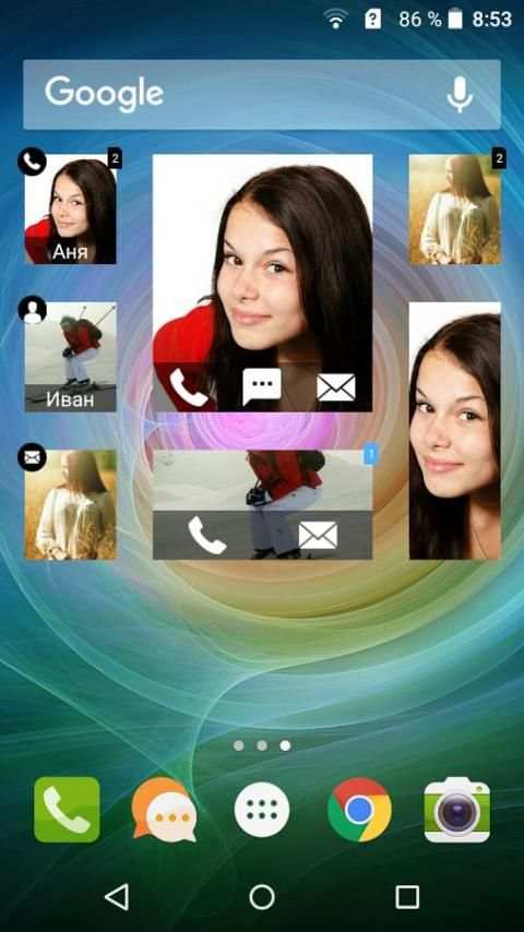 Виджет контактов screenshot 7