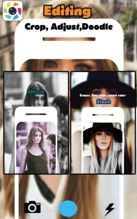 Swet Selfie Camera360 Editor скриншот 1