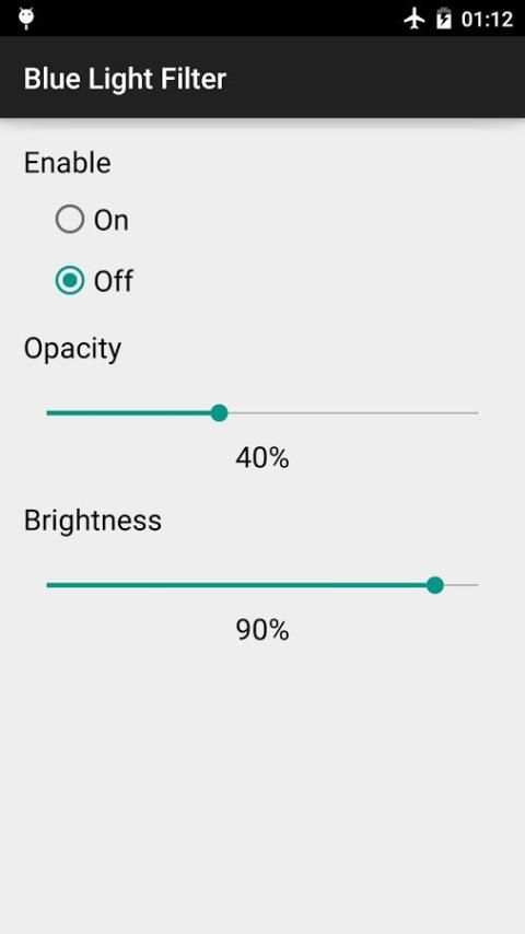 Blue Light & Brightness Filter скриншот 3