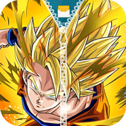 Saiyan Goku Zipper Lock Screen иконка