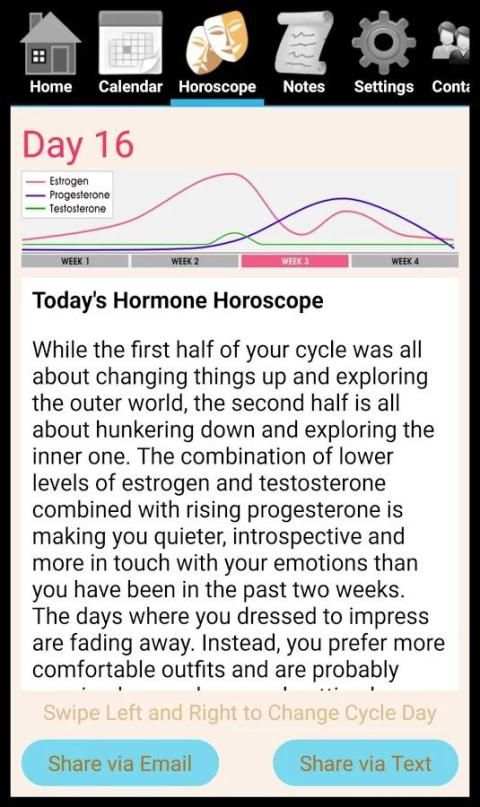Hormone Horoscope Lite screenshot 4