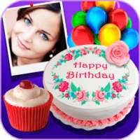 Photo On Birthday Cake - Photo Editor on 9Apps