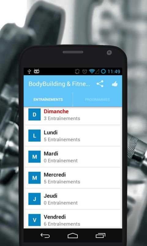 BodyBuilding & Fitness trainer 2 تصوير الشاشة