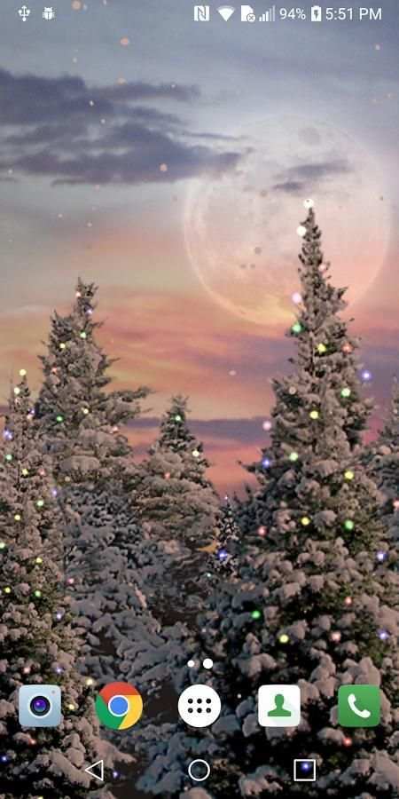 Snowfall Free Live Wallpaper screenshot 4