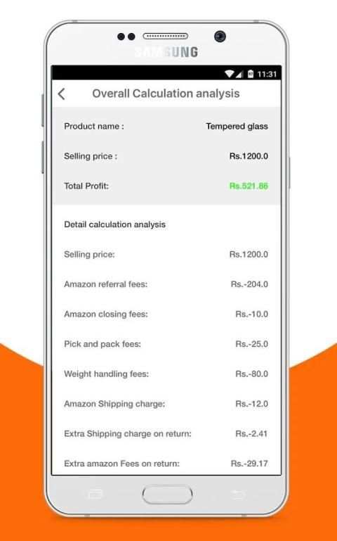 Amazon.in Profit/Loss Calculator screenshot 5