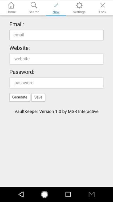 VaultKeeper - Offline Encrypted Password Manager скриншот 2