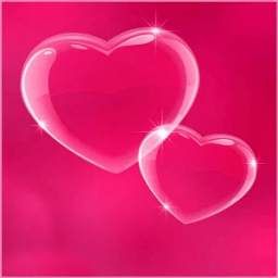 Pink Hearts GO Launcher