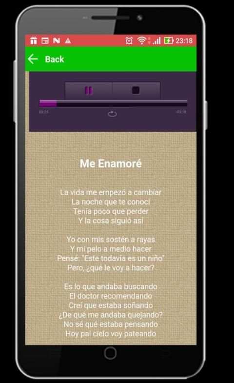 Shakira songs screenshot 2