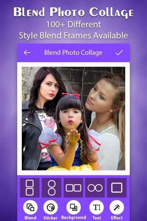 Blend Me Photo Collage Editor скриншот 6